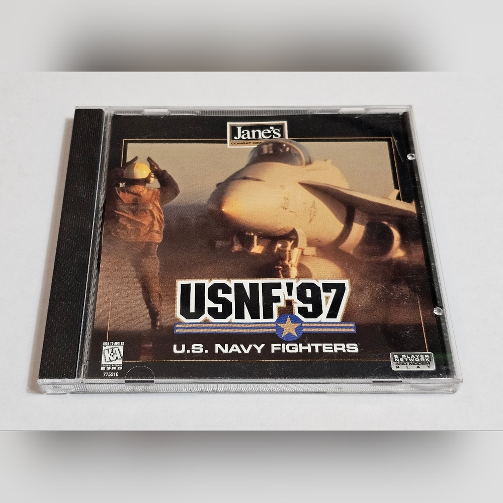 Jane's Combat Simulator USNF '97 US Navy Fighters PC Game Windows 95 CD-Rom 1996